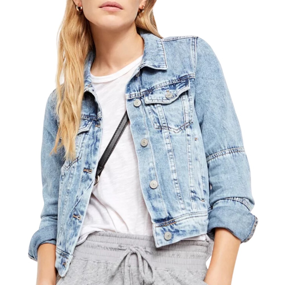 Free People Rumors Denim Jacket